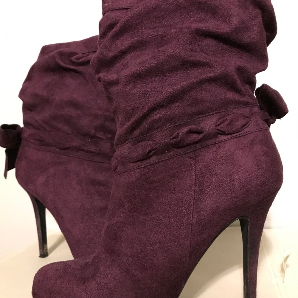 Purple boots